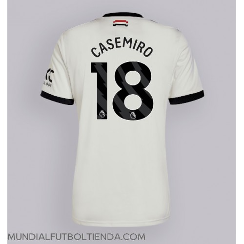 Camiseta Manchester United Casemiro #18 Tercera Equipación Replica 2024-25 mangas cortas